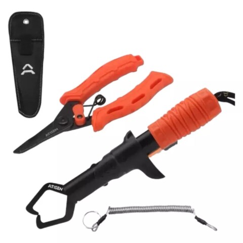 Set Kit De Pesca Pinza + Alicate De Anzuelos Mosquetón Set Kit De Pesca Pinza + Alicate De Anzuelos Mosquetón
