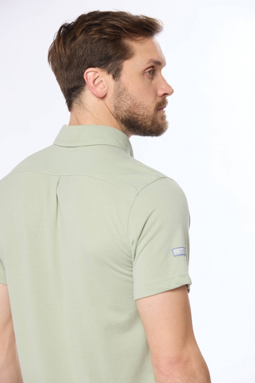 CAMISA LISA EN PIQUE Verde