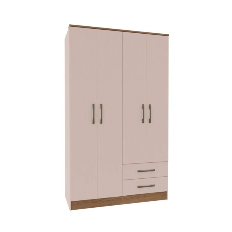 Ropero Toquio 4 Puertas 2 Cajones Blush Ropero Toquio 4 Puertas 2 Cajones Blush
