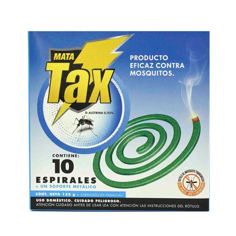 Espirales Mata Tax Insecticida X 10 Espirales Mata Tax Insecticida X 10
