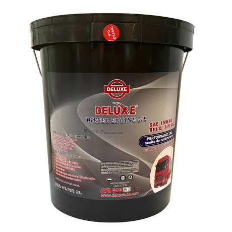 LUBRICANTE ACEITES - 15W40 API CI4 DELUXE BALDE 19 LTS. DELUXE LUBRICANTE ACEITES - 15W40 API CI4 DELUXE BALDE 19 LTS. DELUXE