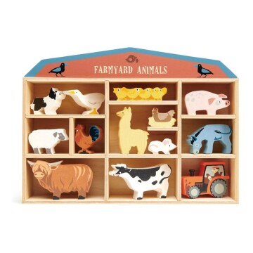 Tender Leaf Toys Animales De Granja Animales Madera Tender Leaf Toys Animales De Granja Animales Madera