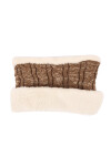 Cuello polar jaspeado Beige