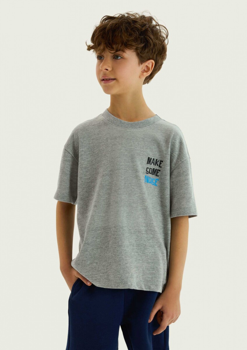 CAMISETA INFANTIL CON ESTAMPA - T-SHIRT MM MASC 