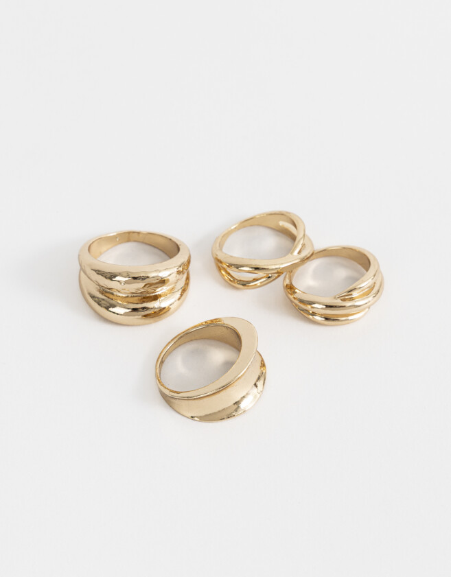 Sets Anillos De metal Sets De Anillos De Metal - Dorado