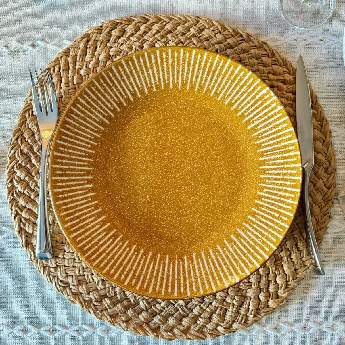 Plato Redondo Llano Cerámica Ø28CM 