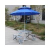 Mesa Tipo Maletín Plegable en Aluminio con 4 Bancos Arye Mesa Tipo Maletín Plegable en Aluminio con 4 Bancos Arye