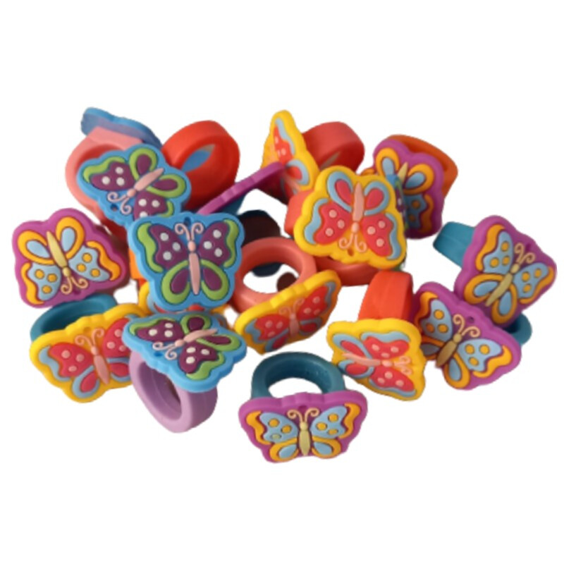 Anillos de Goma Mariposa