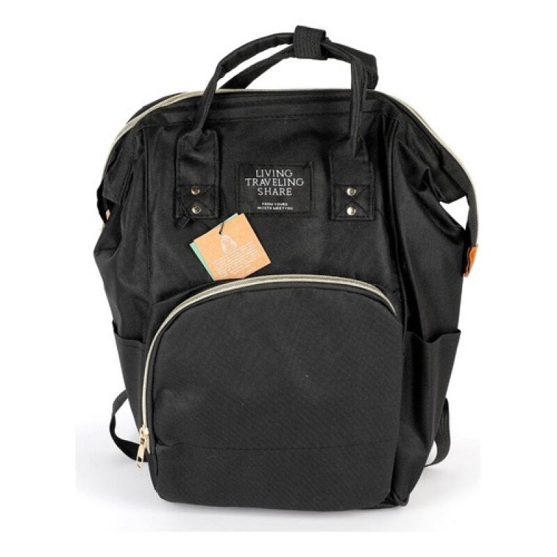 Mochila maternal Canva modelo clásico Negro