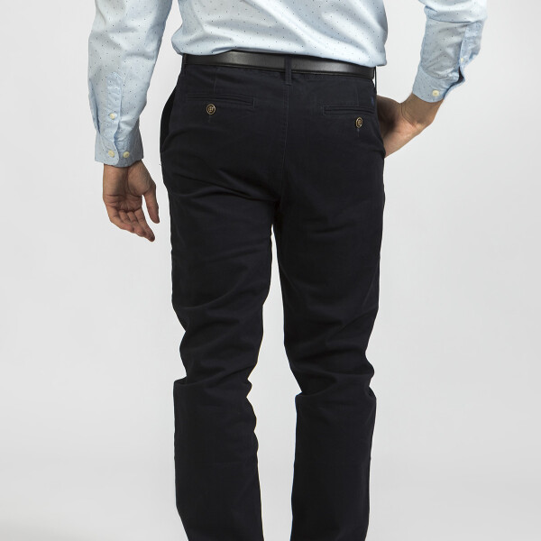 Pantalón Flat Gabardina Navy