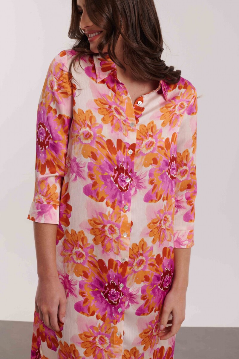 VESTIDO IRINA ESTAMPADO FLORES LILA