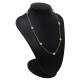 Cadena en oro 18k amarillo con 8 perlas Cadena en oro 18k amarillo con 8 perlas