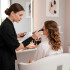 Muñequera Elástica Limpia Organiza Brochas Maquillaje Negro