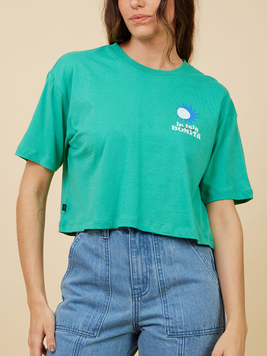 T-SHIRT TILCARA RUSTY - Aqua 