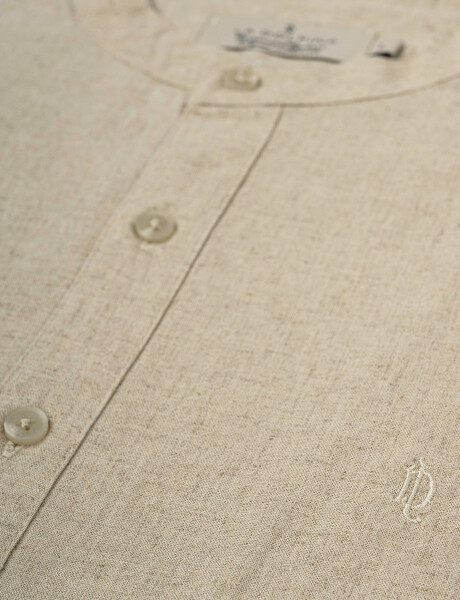 Camisola m/l lino crudo