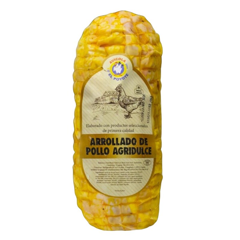 ARROLLADO DE POLLO AGRIDULCE APROX 1KG ARROLLADO DE POLLO AGRIDULCE APROX 1KG