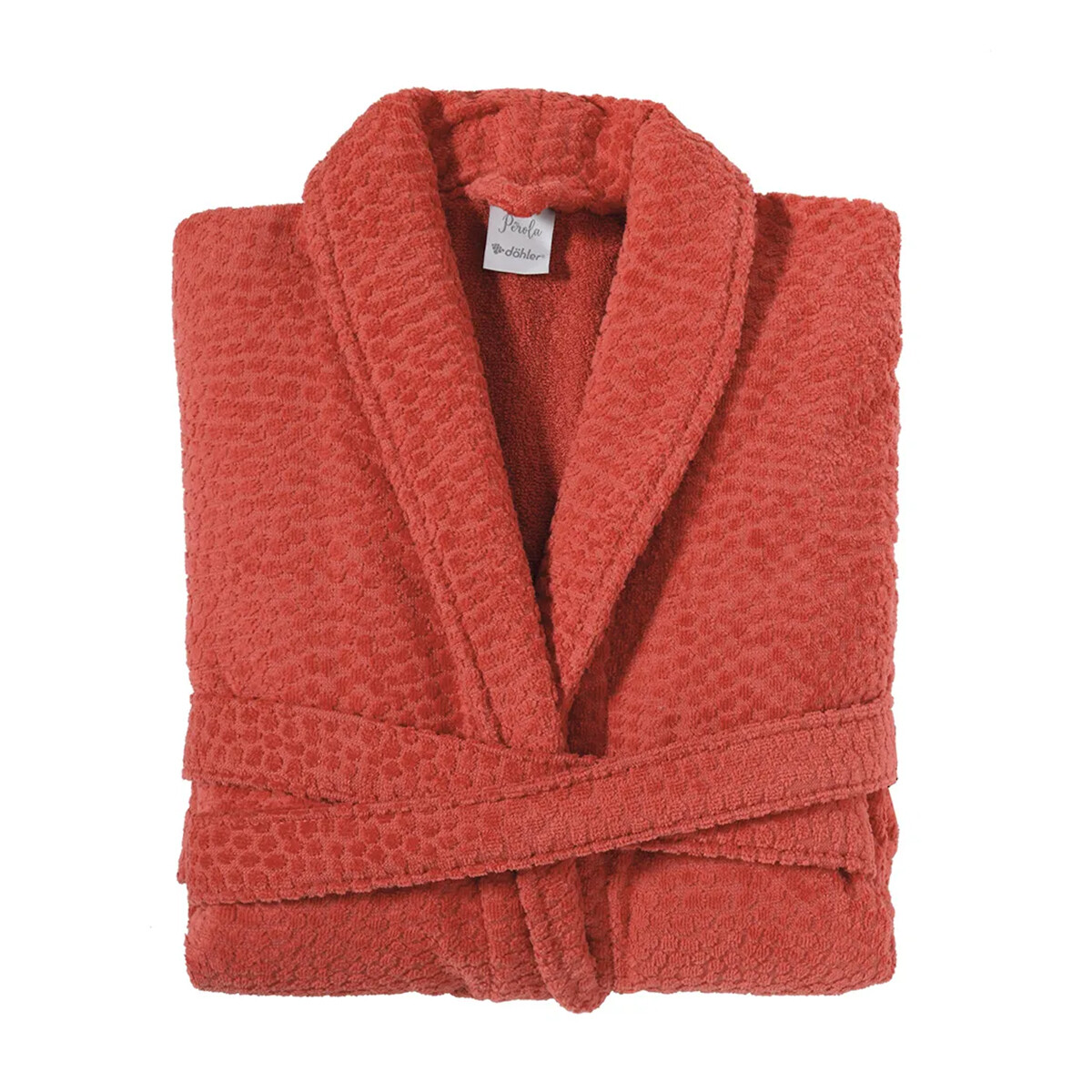 Bata Baño Velour Perola Dohler Algodón Talle M - G - TERRACOTA 