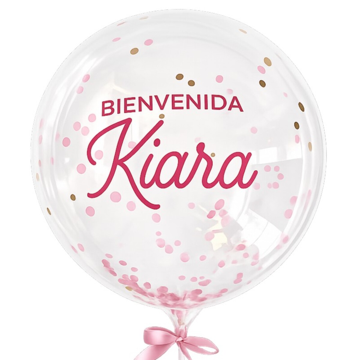 Globo de Bienvenida para beba con nombre 