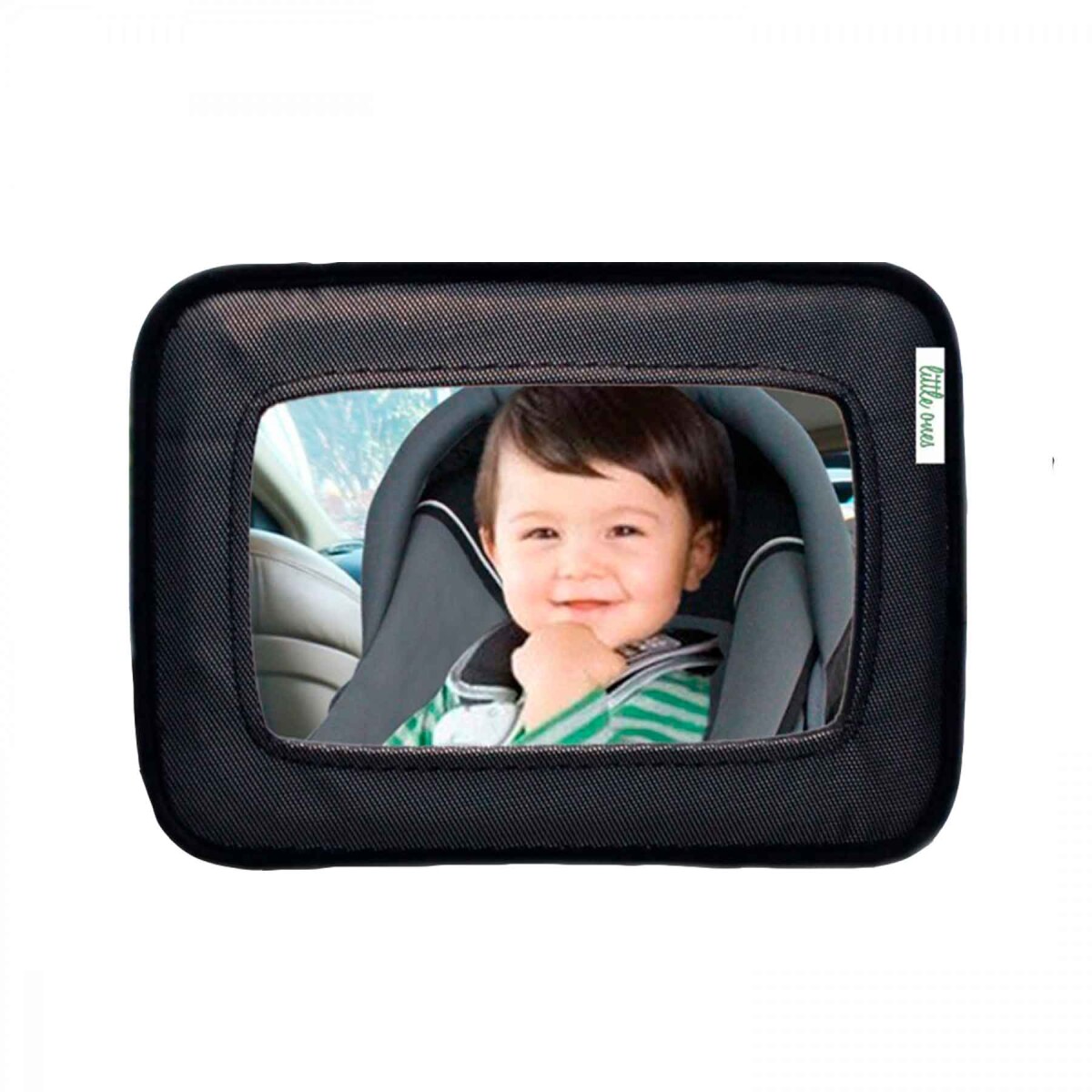 Espejo de auto porta ipad Little ones - NEGRO 