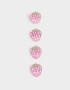 Hebillas Infantiles Con frutas Set De Mini Broches De Frutillas - Combinacion Bicolor
