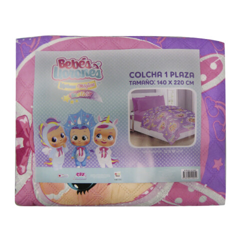 Colcha Infantil Bebés Llorones 1 Plaza 100% Microfibra U