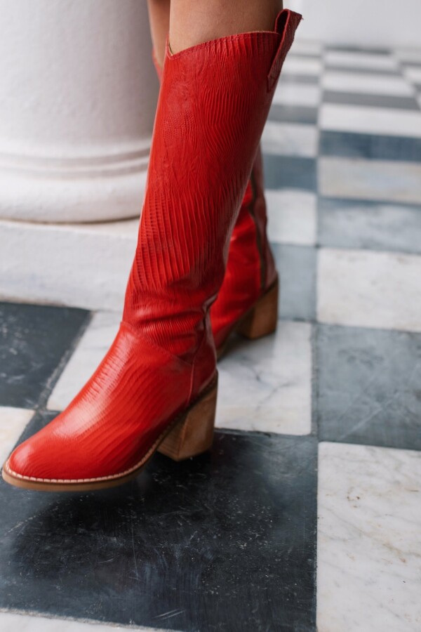 Runway Boots Rojo