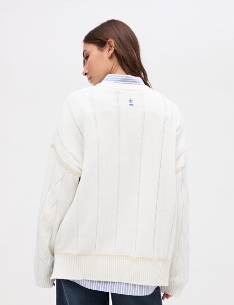 Buzo punto Rali Off white