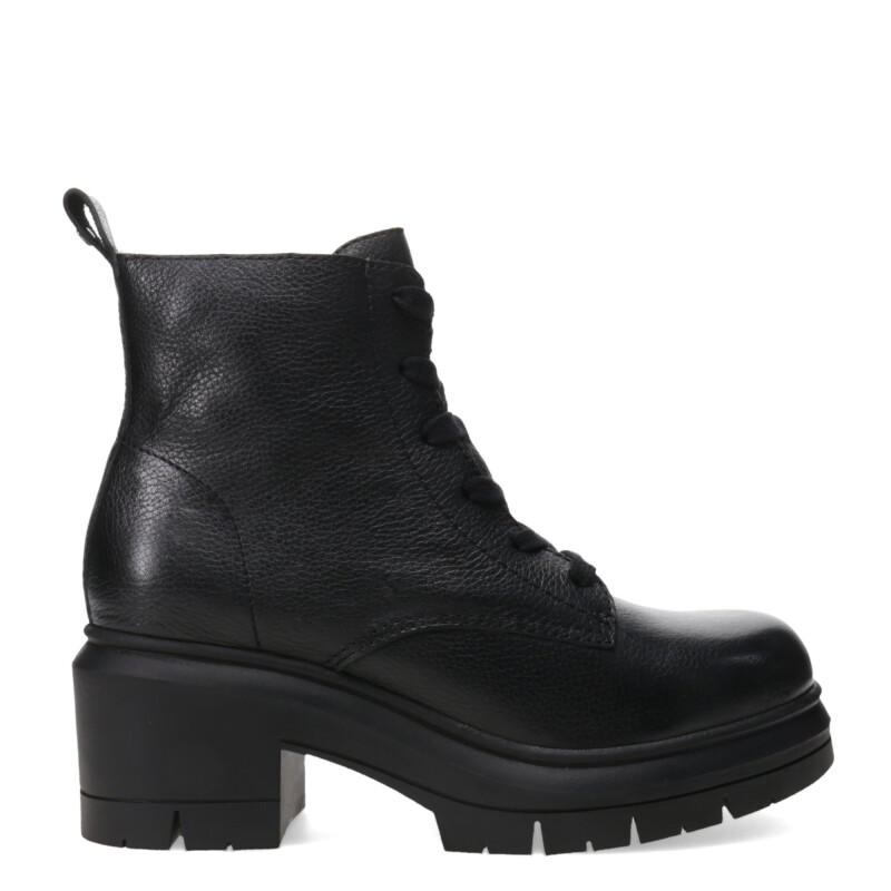 Botas de Mujer Bottero RATILI acordonada de cuero Negro