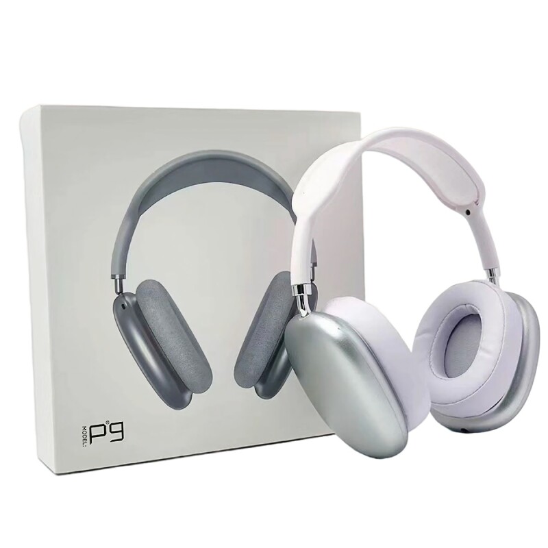 Auriculares bluetooth P9 con vincha color GRIS Auriculares bluetooth P9 con vincha color GRIS
