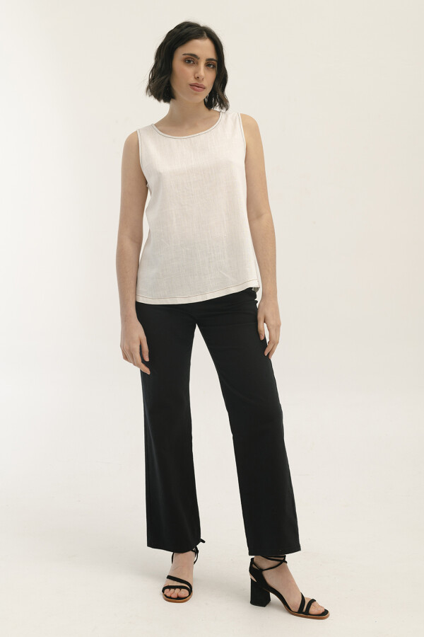 TOP LINO EVA BLANCO