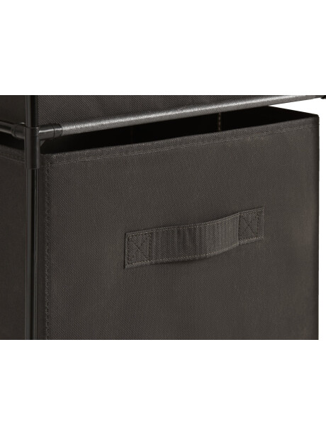 Armario DAMHUS con 3 cajas negro/gris Armario DAMHUS con 3 cajas negro/gris