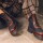 Tweed Boots Azul