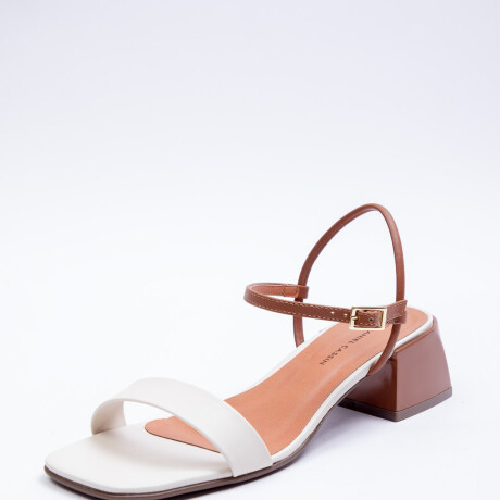 SANDALIA DIAGONALE Crudo