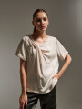 Blusa Elettra Caqui