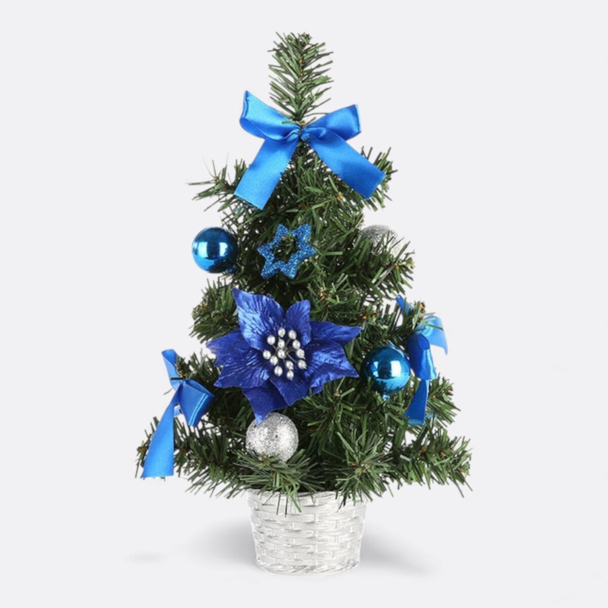 Árbol De Navidad Mediano - Azul 