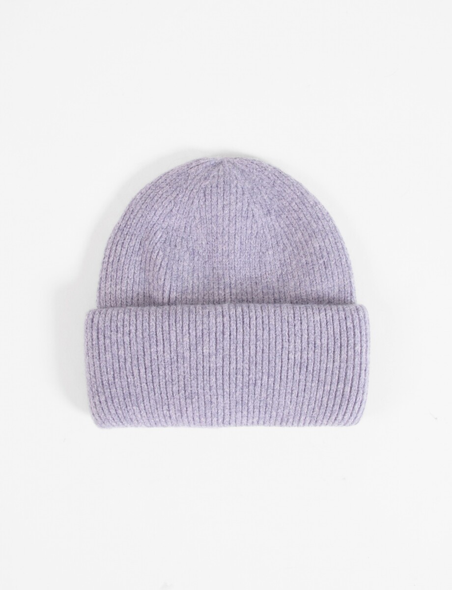 Gorro hilado - lila 