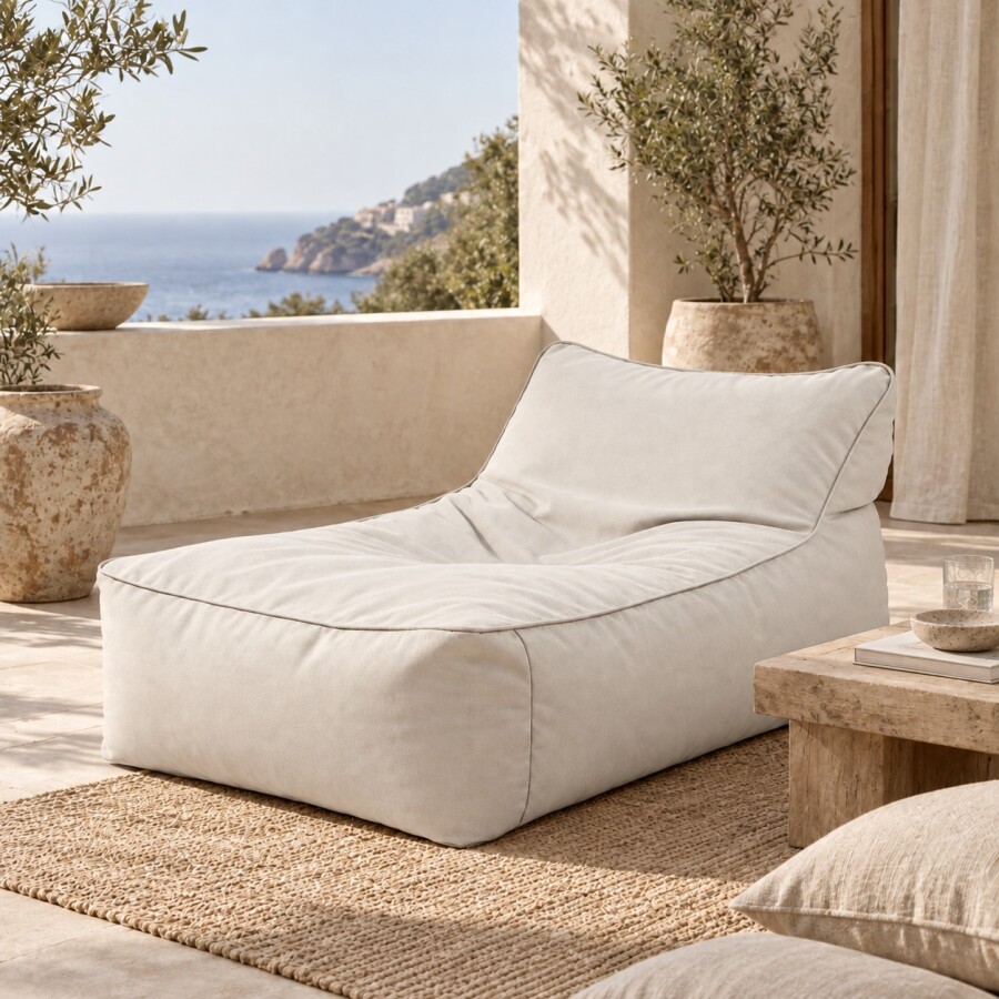 Bean Bag Puff Beige XL | PREVENTA Bean Bag Puff Beige XL | PREVENTA