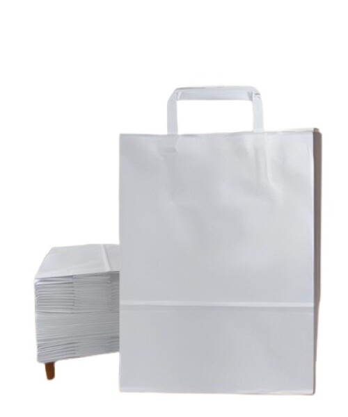 Pack x 10 - bolsa lisa 30x12x41 cm. BLANCO
