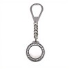 LLAVERO LISO PARA GRABAR - ALPACA Y PLATA plateadouniforme