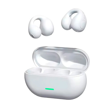 Auriculares Earcuffs Sound Estéreo Livianos Cómodos Modernos Blanco