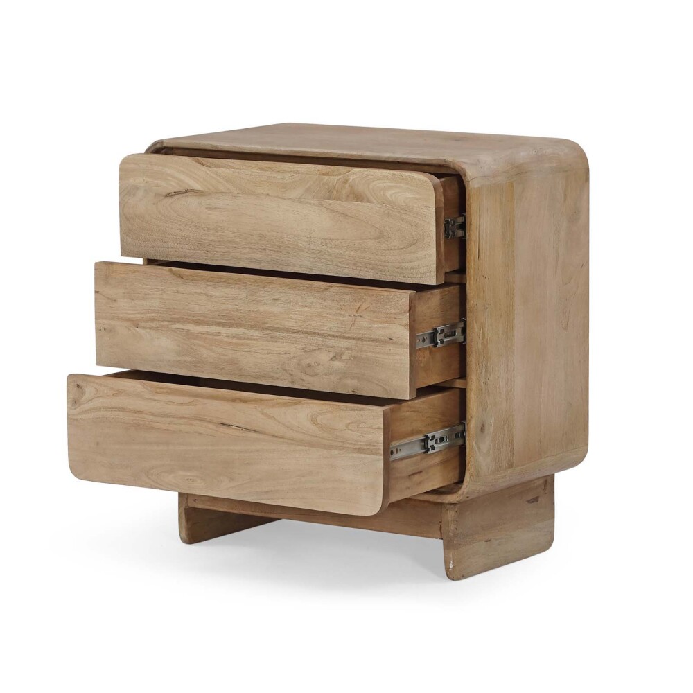 CÓMODA 70CM MADERA NATURAL-BEIGE ALEXA