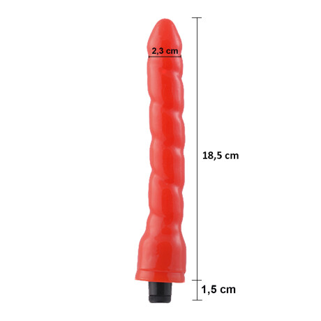 Vela Anal Con Micro Vibro Rojo