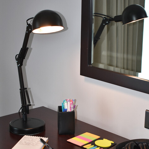 Portátil de escritorio articulada acero negra FA2098