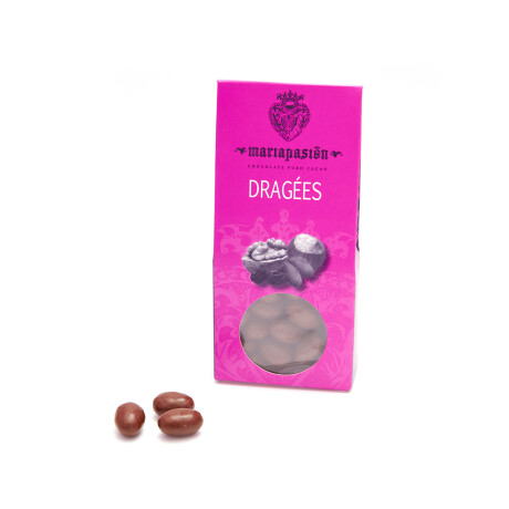 Drageés 150 gr Almendras bañadas en 8 capas de chocolate Leche 37% Puro Cacao