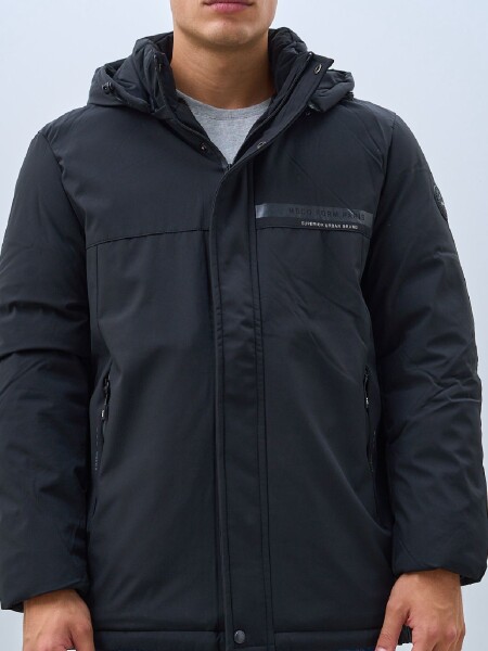 CAMPERA OXX 1702 TAPA CIERRE NEGRO