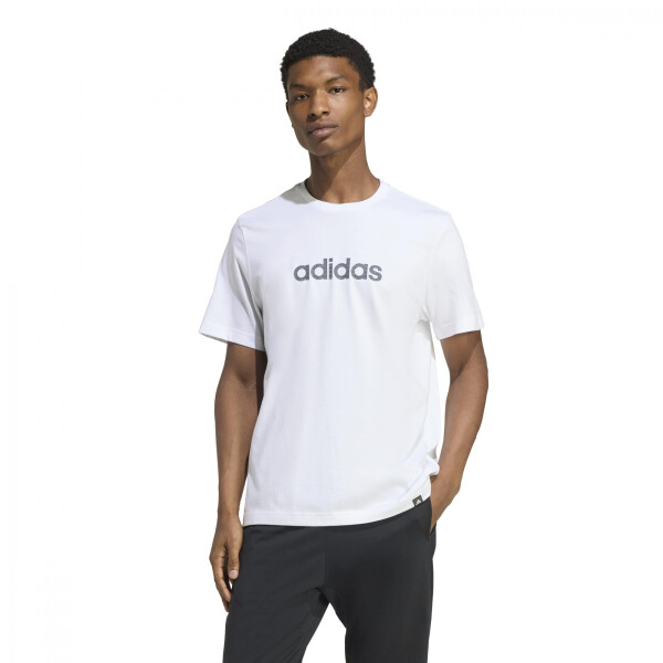 Remera Adidas M LIN SJ T VL Hombre KE1422 Blanco-negro