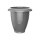 MACETA REDONDA RATTAN 11 LITROS GRIS