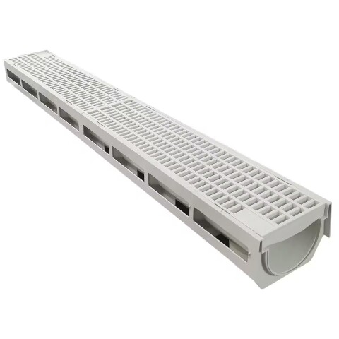 Canaleta rejilla plástica 1 mt SMART HOME gris Canaleta Rejilla Plástica 1 Mt Smart Home Gris