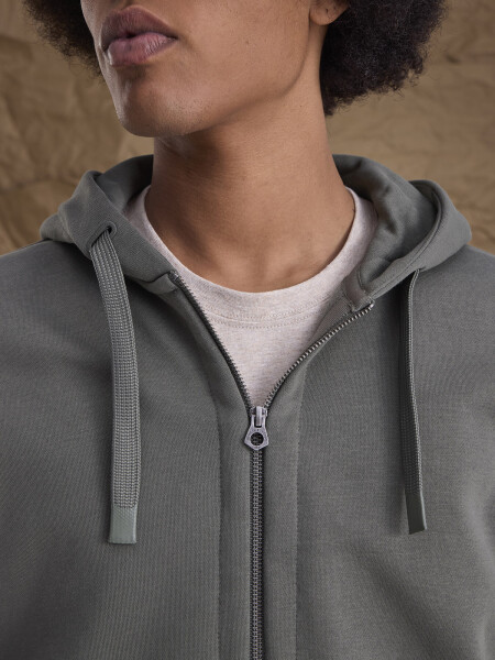 FLEECE CHESTA VERDE MILITAR