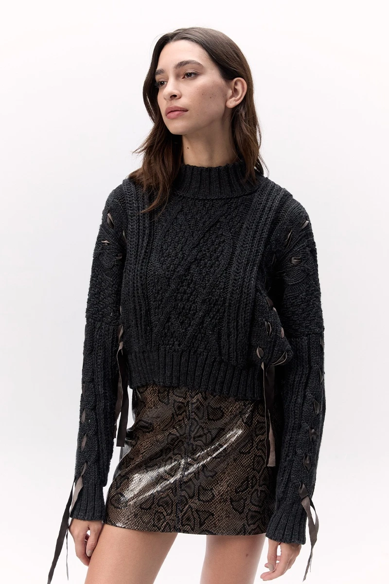 Falda Luna Marron